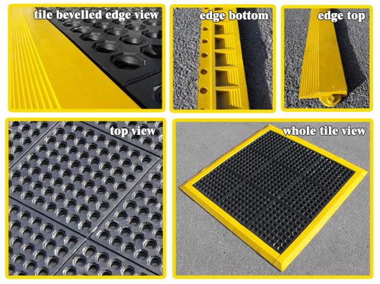 Polymax Combi industrial out door rubber flooring
